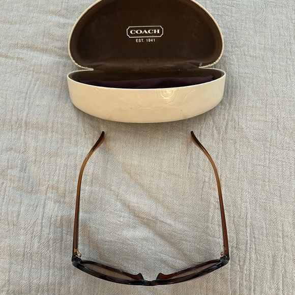 Coach Women's Dark Brown Sunglasses - Picture 5 of 6